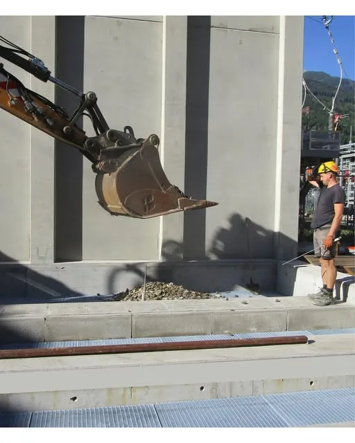 Mitarbeiter bei Bauarbeiten
